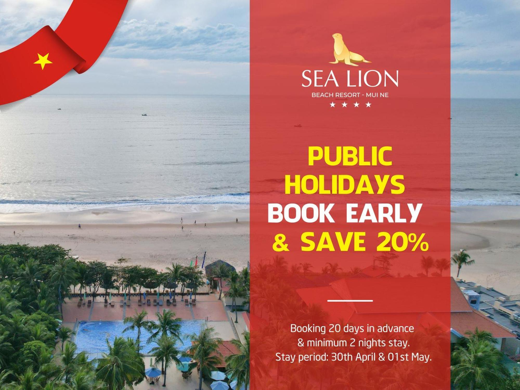 Sea Lion Beach Resort Mui Ne Exteriör bild